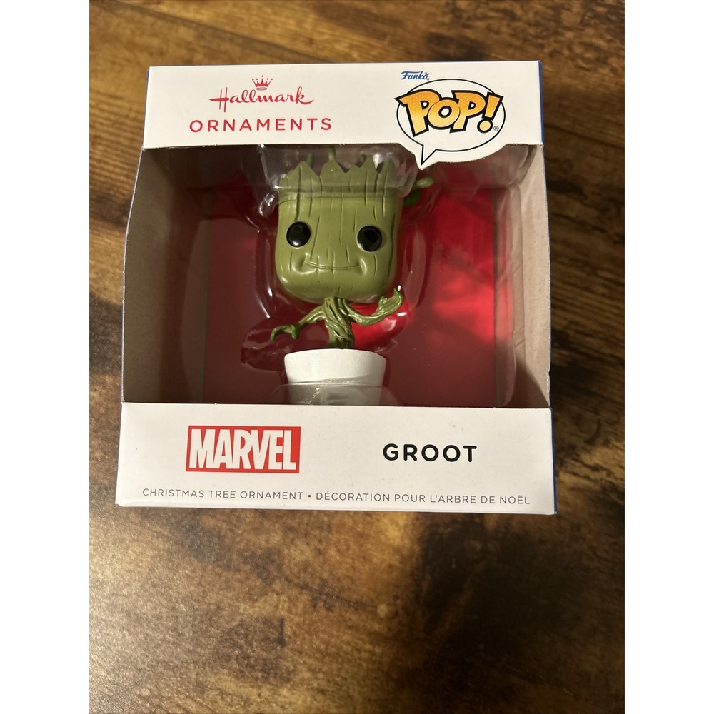 Hallmark Ornaments Funko Pop!  2023 Marvel GROOT Christmas Tree Ornament!